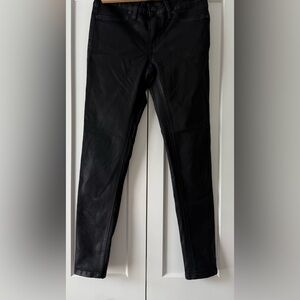 Black Straight-Leg Jeans